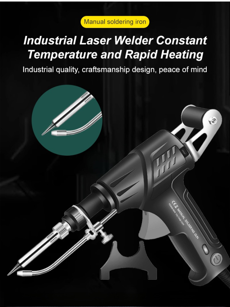Industrial Laser Soldering Iron - Industrial Grade Soldering Gun Set Laser