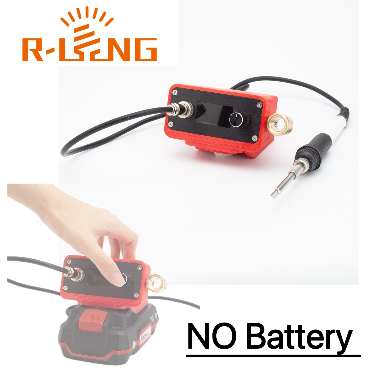 Industrial Laser Soldering Iron - Fast Heat Up OLED T12 Soldering