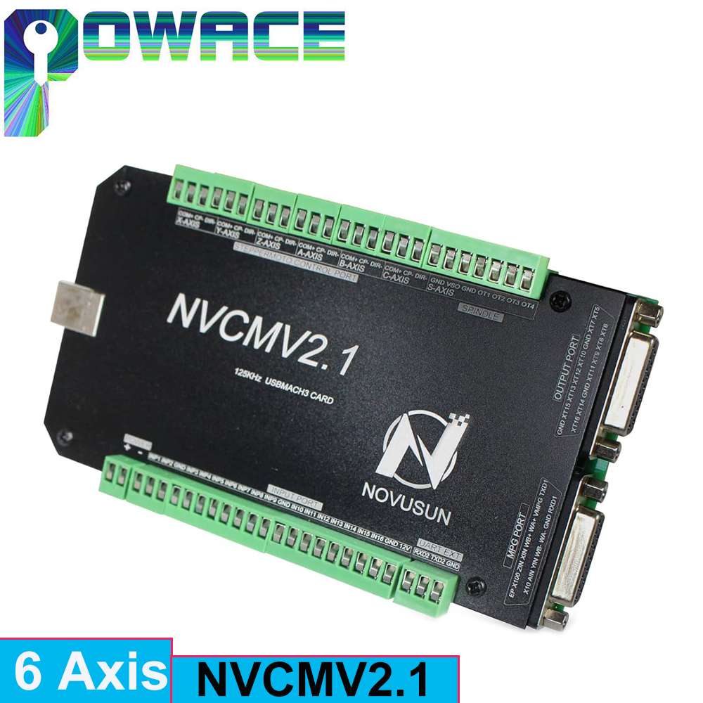 6 Axis 125KHz NVCM USB Mach3 S - Breakout Board Mach3 のレビューと価格