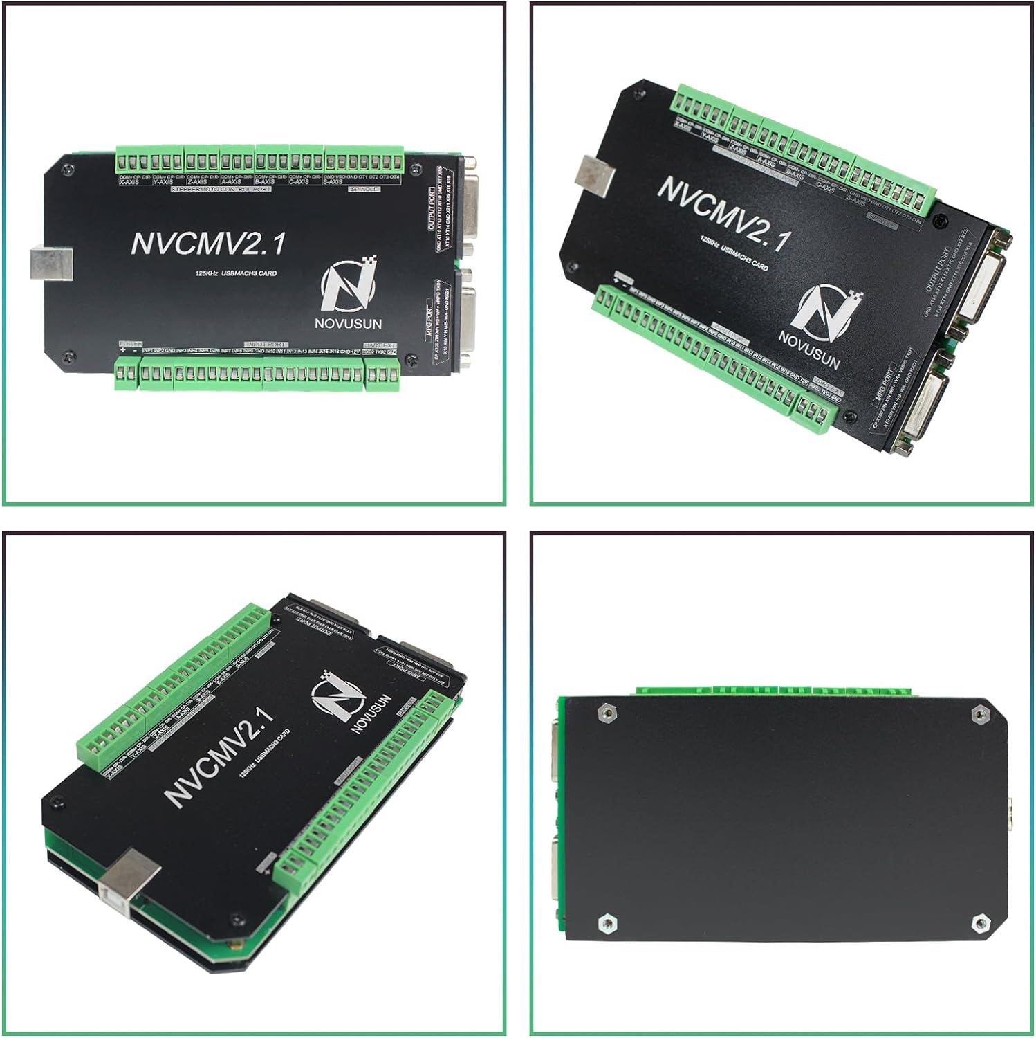 6 Axis 125KHz NVCM USB Mach3 S - Breakout Board Mach3 のレビューと価格