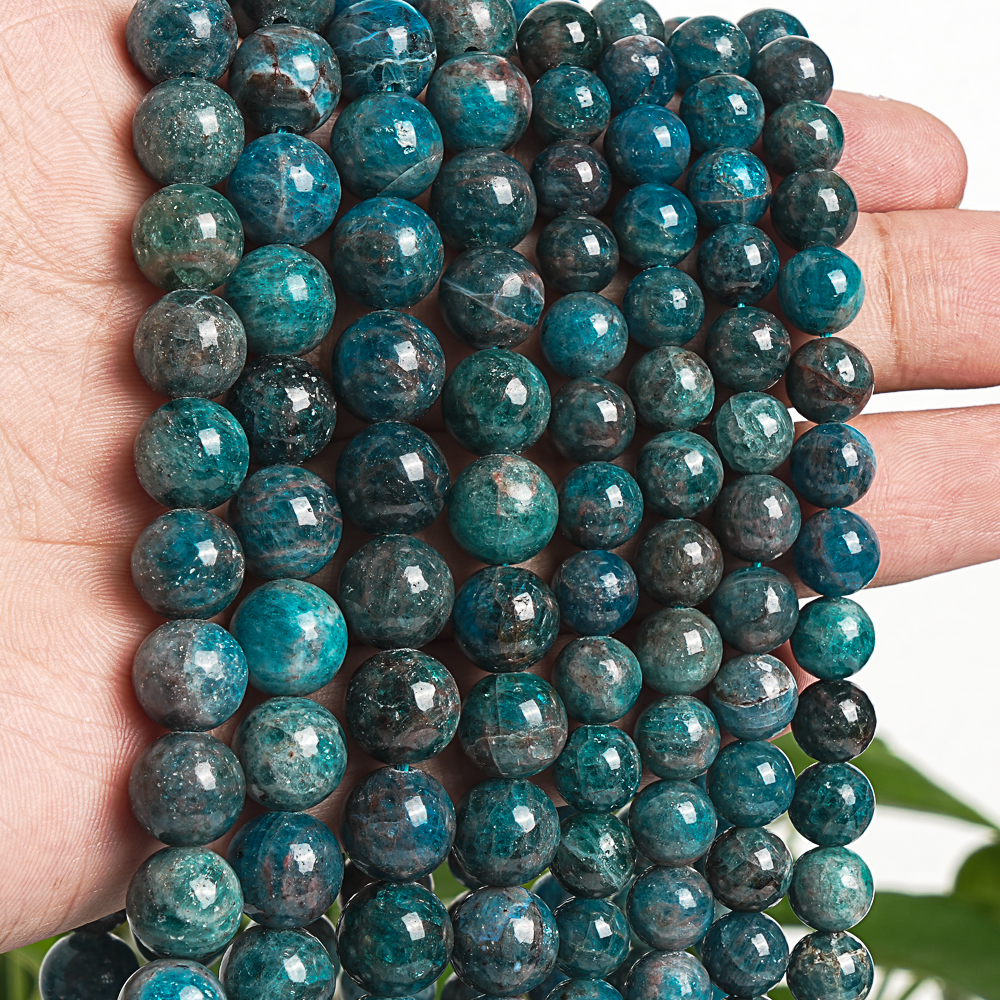 7-8/10mm Natural Apatite Gemst - Industrial Green Laser のレビューと価格