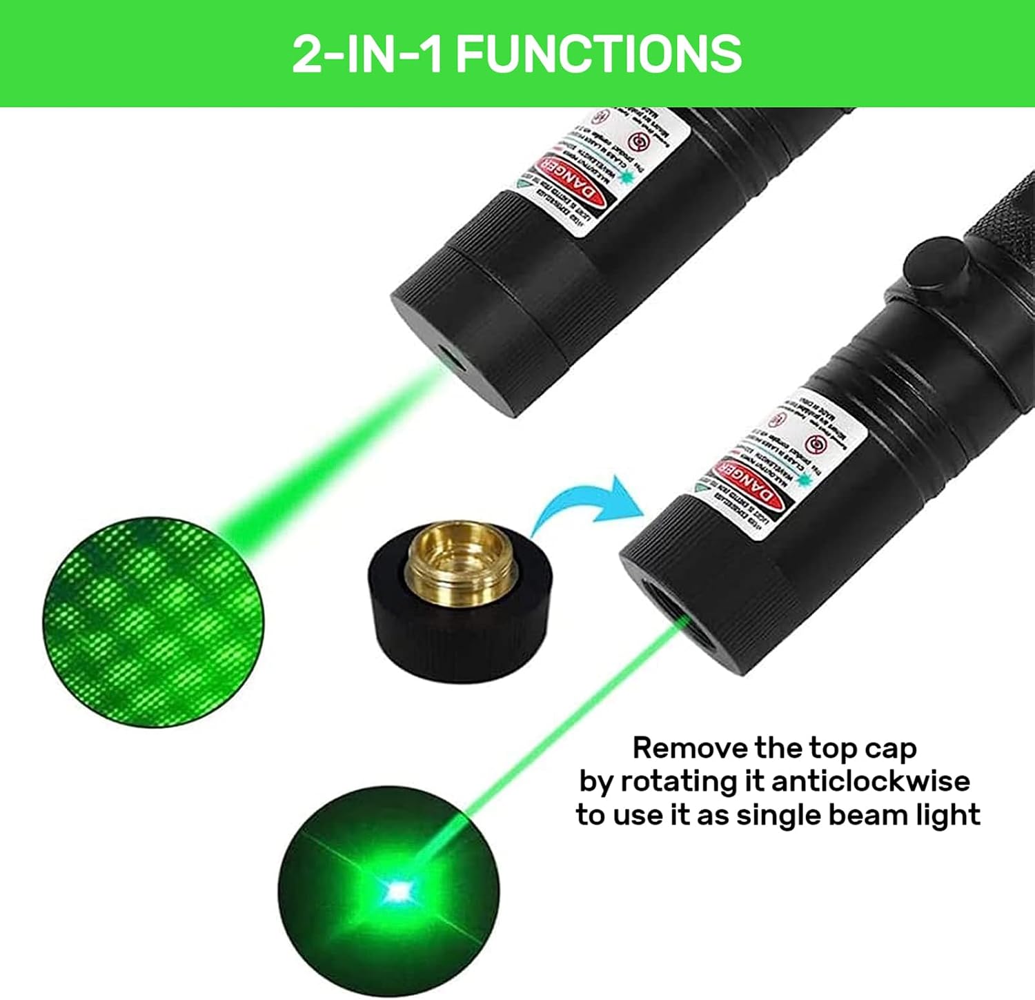 USB Mini Laser LED Light Pen I - Industrial Green Laser のレビューと価格