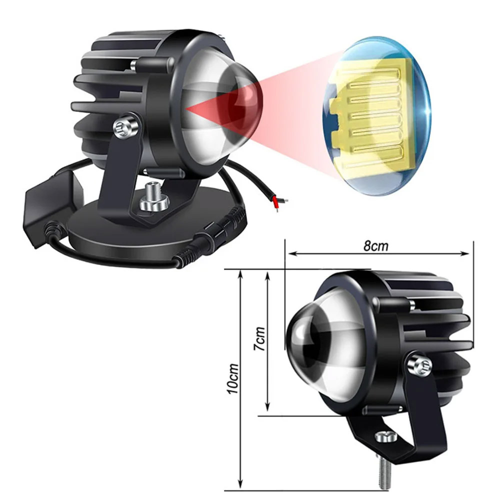 Motorcycle Projector Laser Lig - Laser Focus Lens のレビューと価格