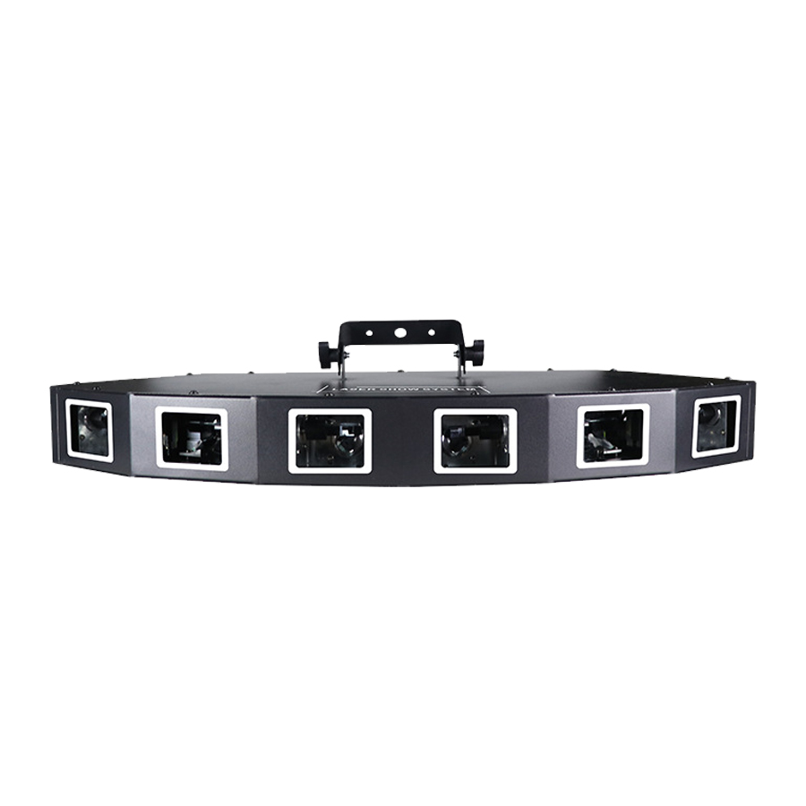 6 Lenses DMX Laser Stage Light - Industrial Laser Projector のレビューと価格