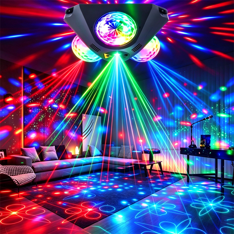 4 in 1 Powerful DJ Laser Strob - Industrial Laser Projector のレビューと価格