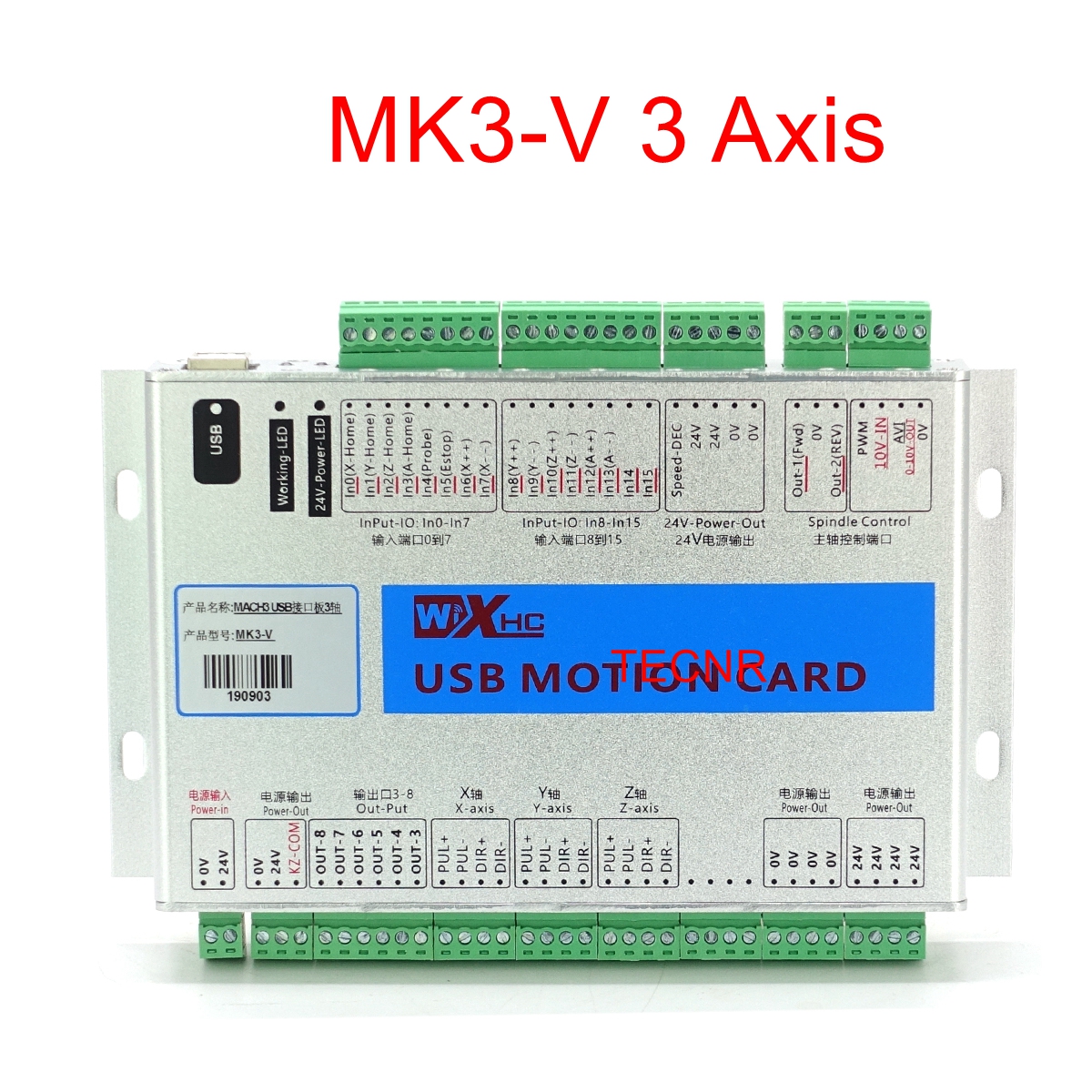 XHC Mach3 MKX-V 3 4 6 axis USB - Breakout Board Mach3 のレビューと価格