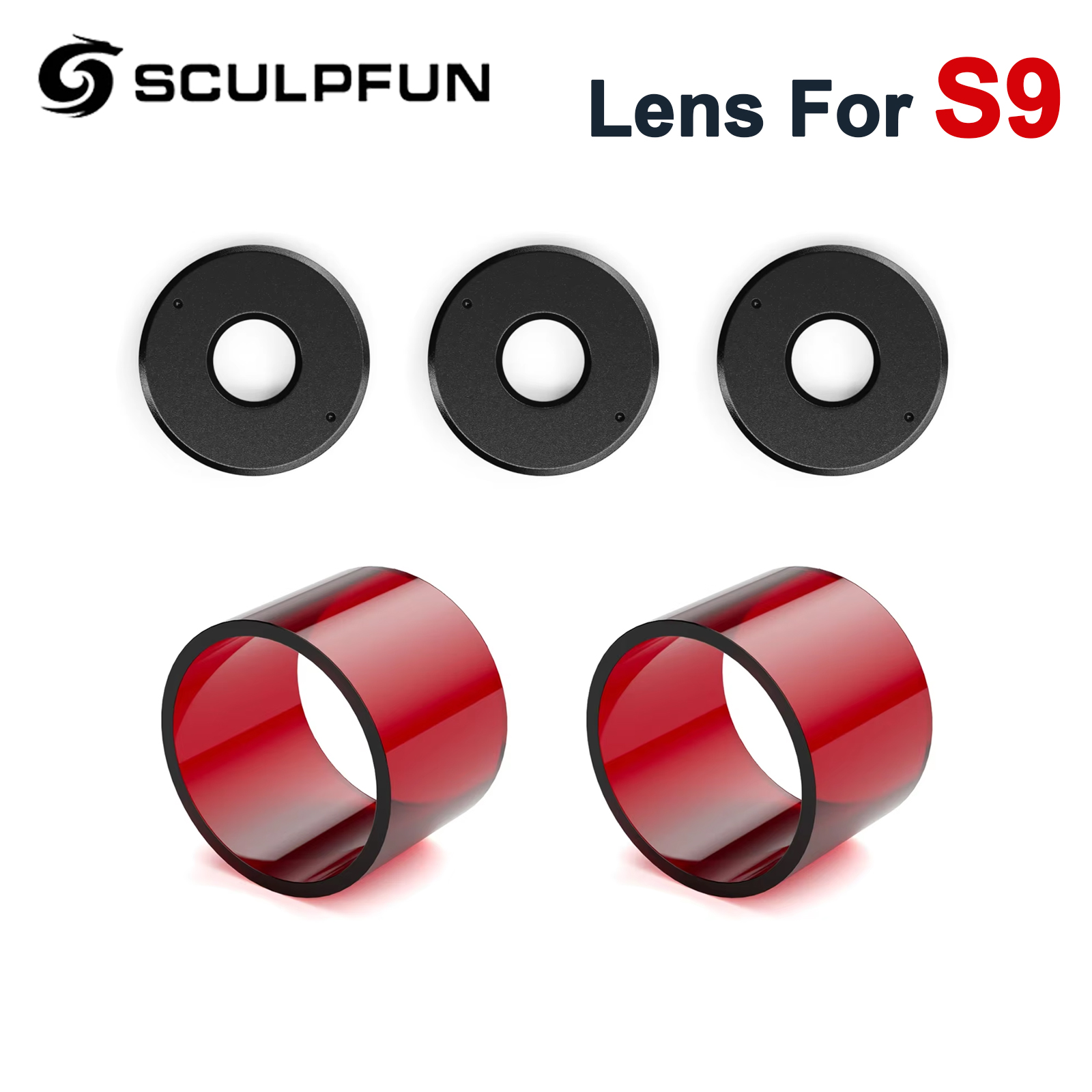 SCULPFUN S9 Focus Lens 3Pcs Se - Laser Focus Lens のレビューと価格