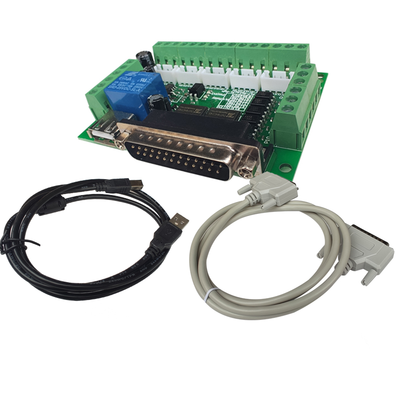 1Set 5 Axis CNC Interface Adap - Breakout Board Mach3 のレビューと価格