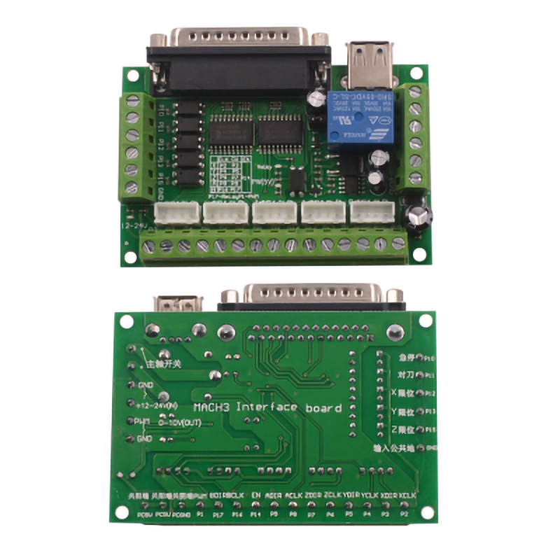 1Set 5 Axis CNC Interface Adap - Breakout Board Mach3 のレビューと価格