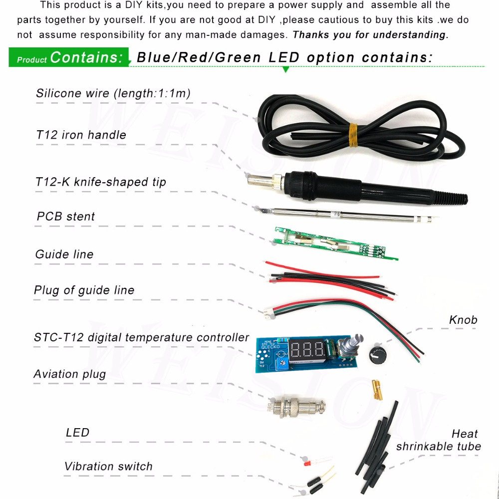 STC-T12 solder iron DIY kits/U - Industrial Laser Soldering Iron のレビューと価格