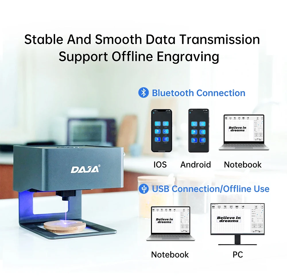 DAJA Laser Engraver CNC DIY DJ - Industrial Grade Laser のレビューと価格