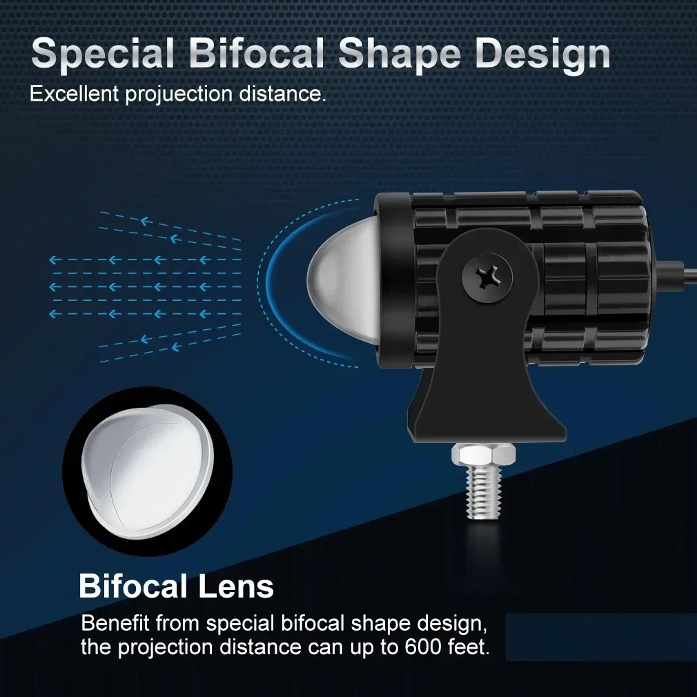 2PCS Mini Laser cannon Drl LED - Laser Focus Lens のレビューと価格