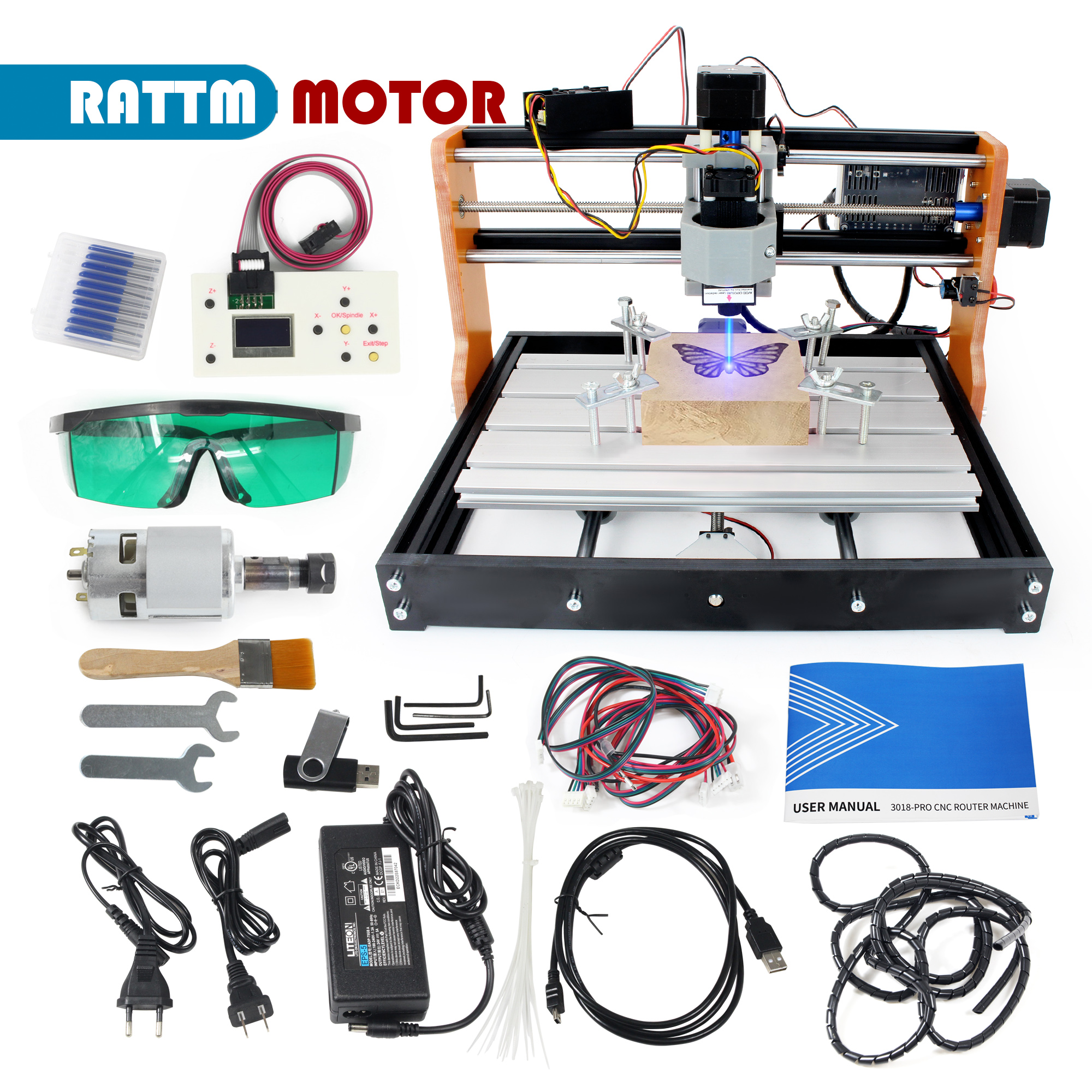 【EU&USA Stock】CNC 3018 PRO Las - Industrial Grade Laser のレビューと価格
