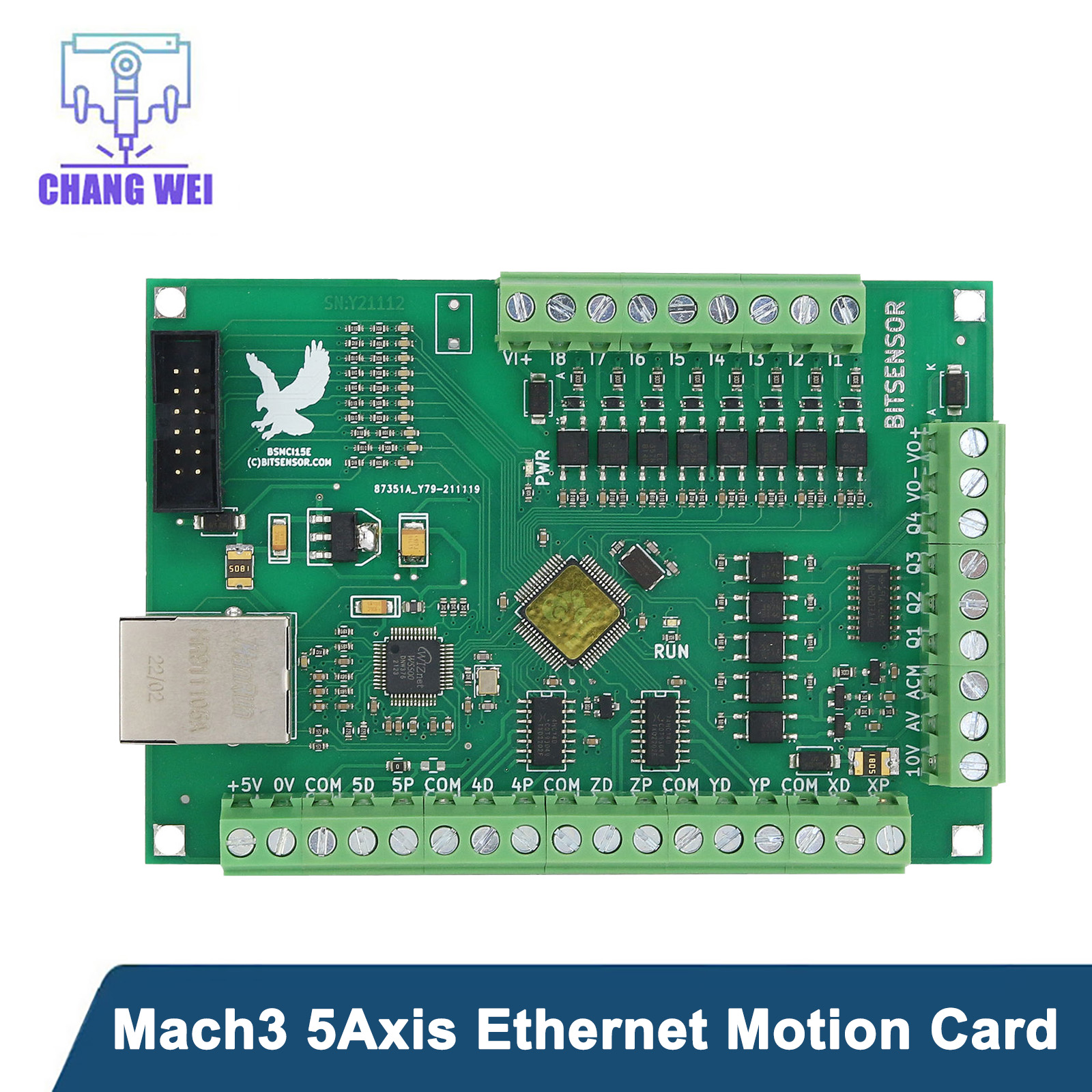 5-Axis Ethernet Motion Card Ma - Breakout Board Mach3 のレビューと価格