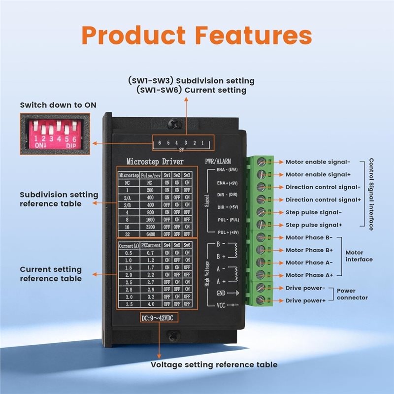 A03F-TB6600 Stepper Motor Driv - Stepper Driver Cnc のレビューと価格