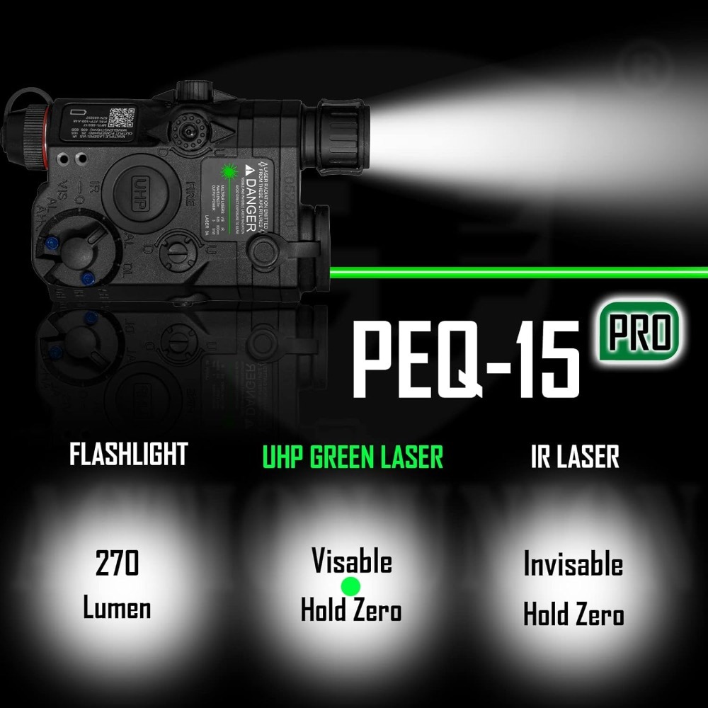 PEQ-15 Airsoft Red Green Dot L - Industrial Green Laser のレビューと価格