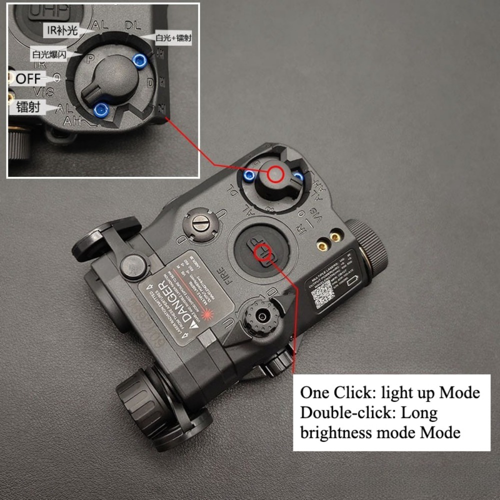 PEQ-15 Airsoft Red Green Dot L - Industrial Green Laser のレビューと価格