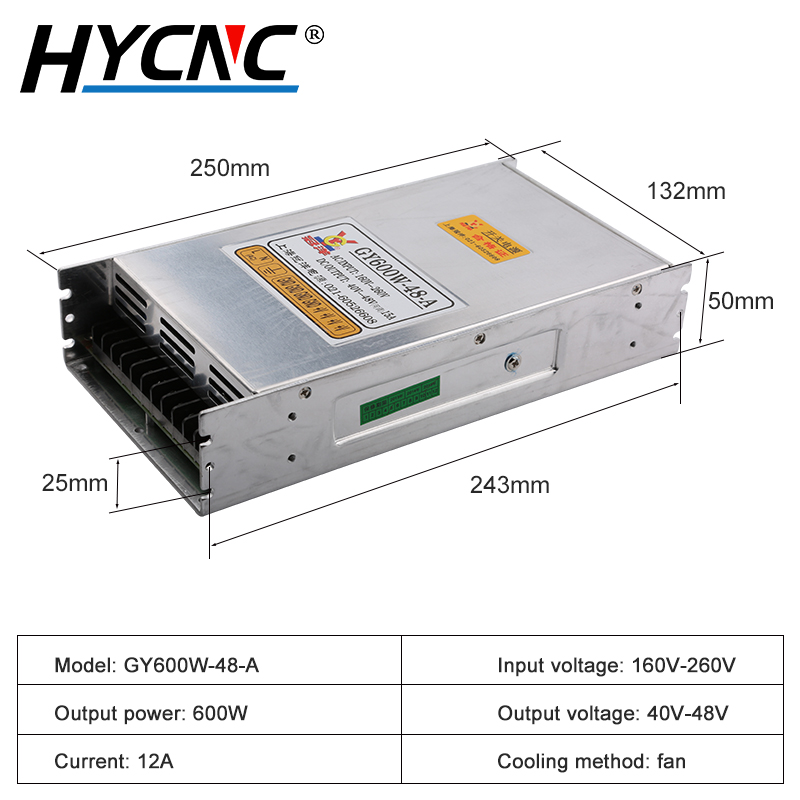 GY600W-48-A Power Switch 600W  - Industrial Laser Supply のレビューと価格